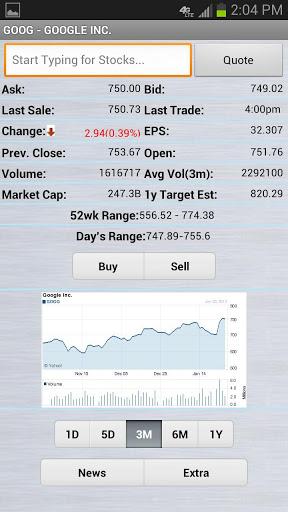 Stock Market Simulator for Android