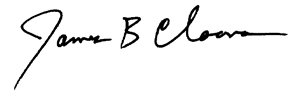James B. Cloonan signature