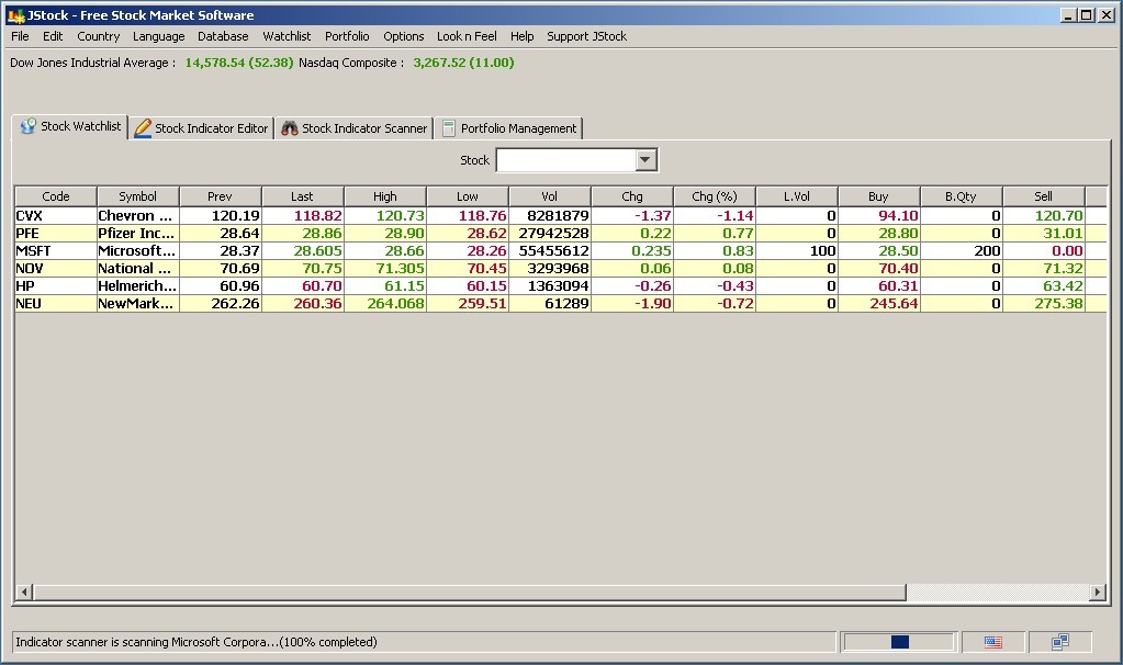 JStock 1.0.7