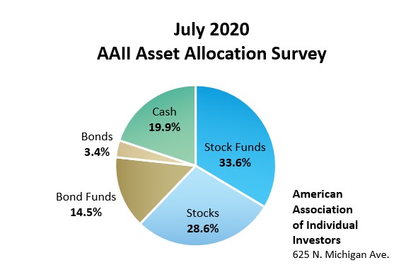 July AAII Asset Allocation Survey Fixed Income Allocations Decline To 