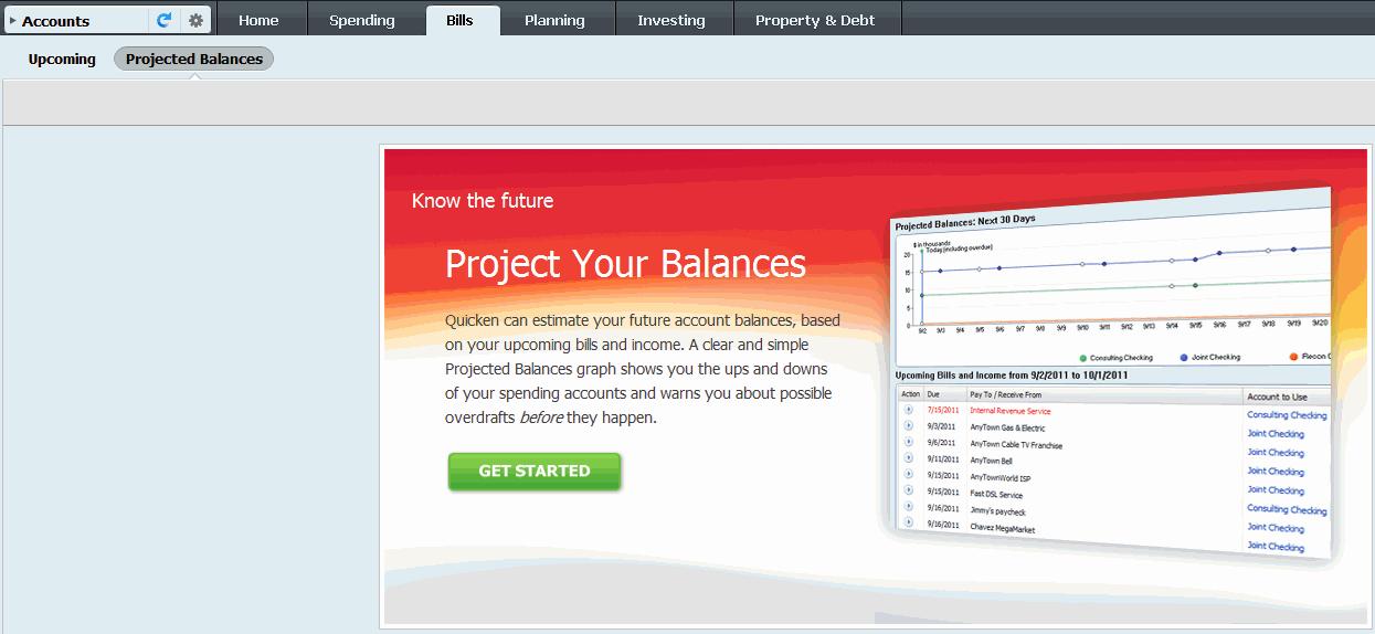 Figure 1. Projected Account Balances