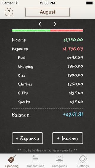 Spending Tracker Spending