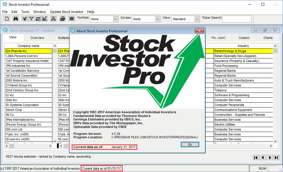 Using the Full Program Installation & Data File to Update the Database ...