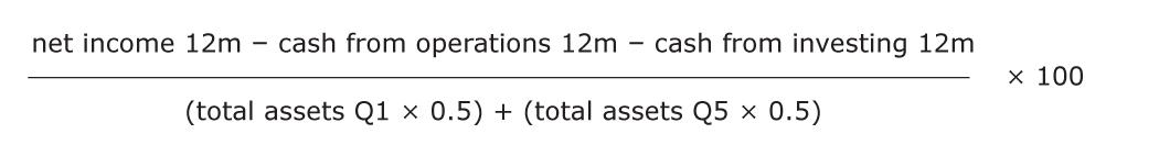 Accrual Ratio Formula