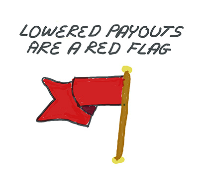 lowered payouts are a red flag