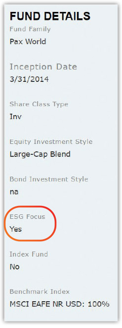 Finding ESG mutual funds and ETFs?